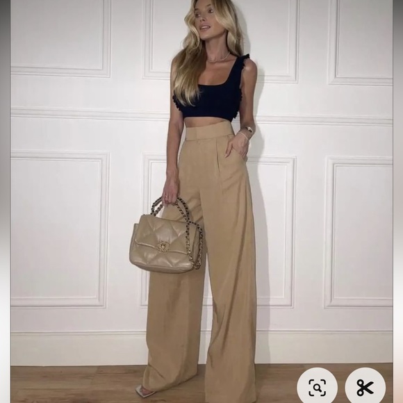 Extra wide tan pants trousers - Picture 2 of 11
